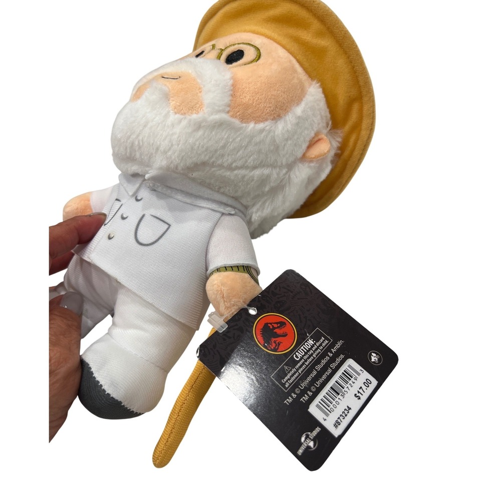 NWT Universal Studios Jurassic Park Dr.John Hammond Cutie Plush Toy New With Tag - Picture 5 of 7